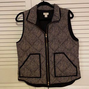 J crew Herringbone vest - chevron pattern